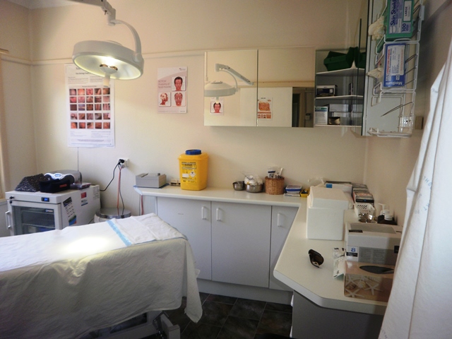 Treatment room at Bathurst Cosmedical and Skin Clinic